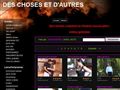 Des choses et d'autres