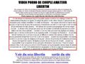 VIDEOS PORNO LIBERTINE:vidos de couples amateurs